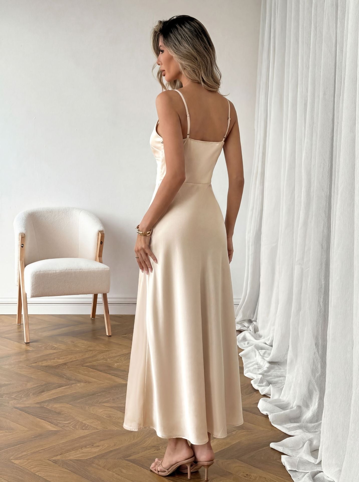 Maxi Dress with Spaghetti Straps
