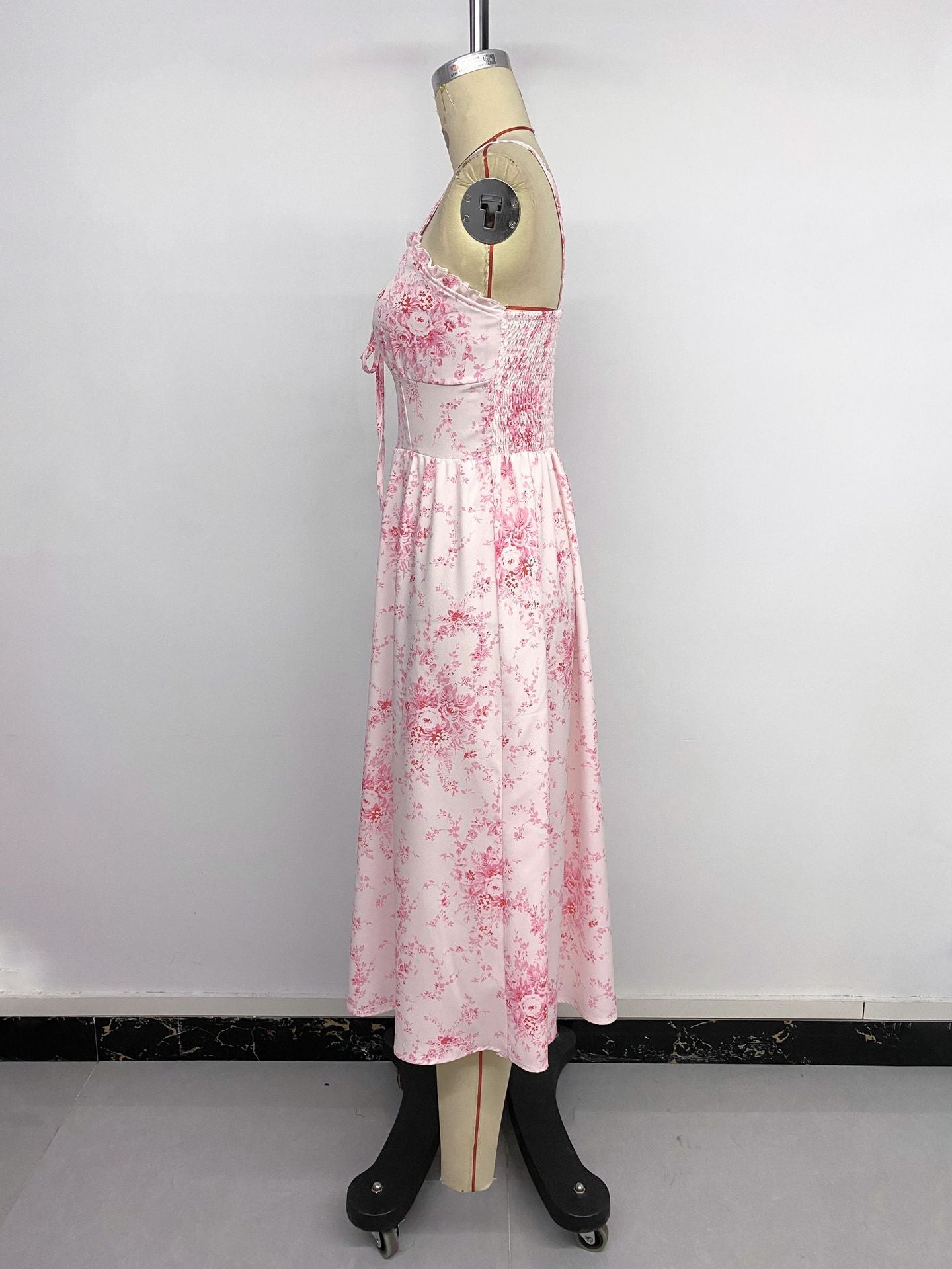 Floral Maxi Dress with Ruffle Hem