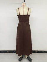 Sleeveless Tie-Front Maxi Dress