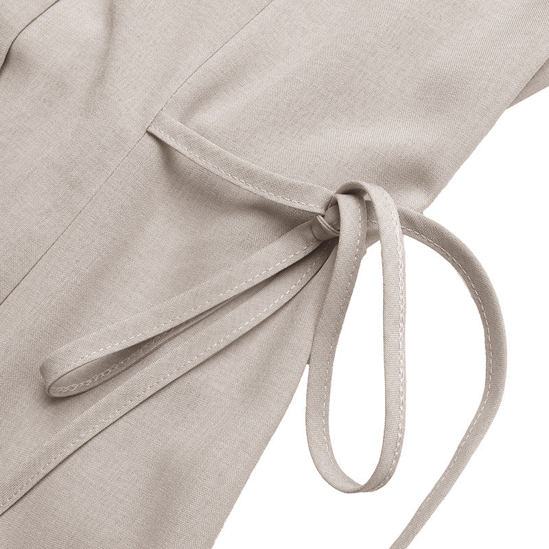 Sleeveless Button-Down Maxi Dress