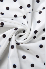 White Polka Dot Halter Neck Bodycon Jumpsuit