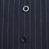 Navy Pinstripe Halter Neck Jumpsuit