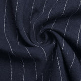 Navy Pinstripe Halter Neck Jumpsuit