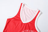 Graphic Tank and Shorts Lounge Set