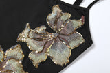 Floral Sequin Cami Top