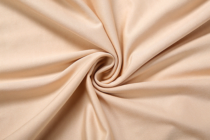 Backless Draped Mini Dress