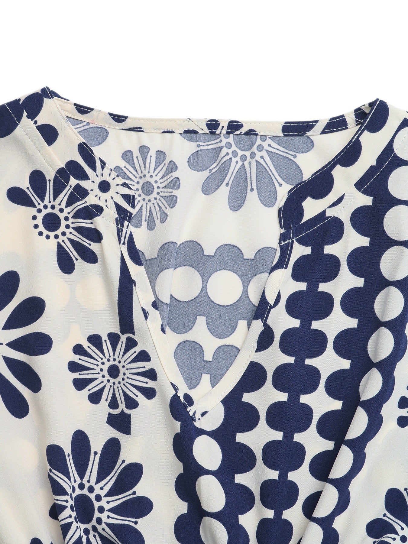 Floral Print Cutout Puff Sleeve Maxi Dress