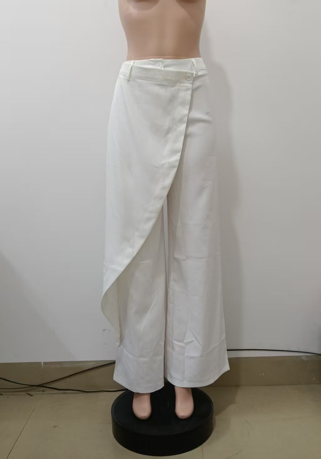 Wide Leg Full Length Casual Pants Women