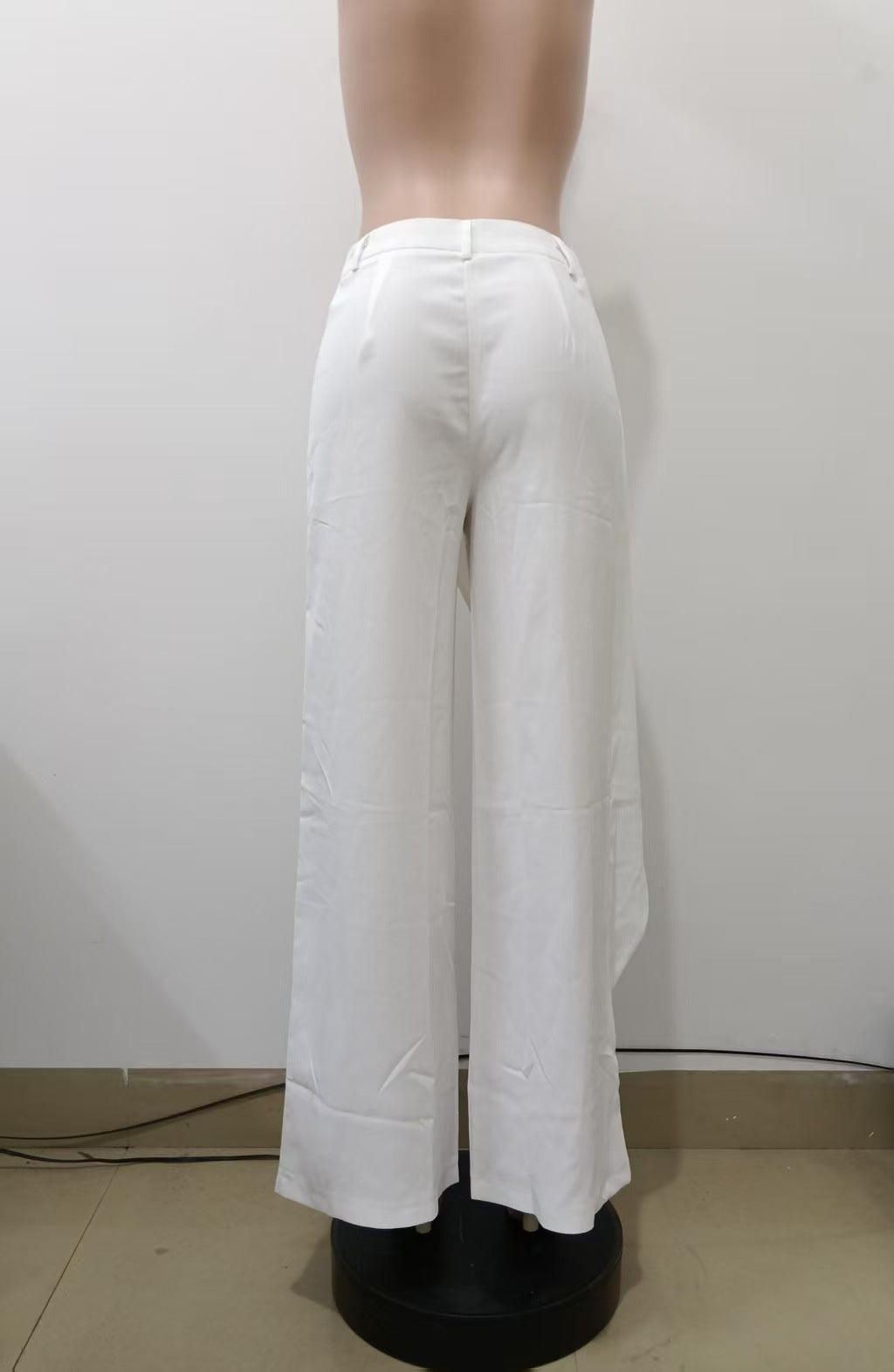 Wide Leg Full Length Casual Pants Women