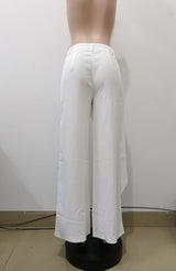 Wide Leg Full Length Casual Pants Women