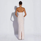 Elegant Strapless Lace Co