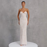 Elegant Strapless Lace Co