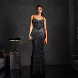 Celestial Crystal Midnight Gown