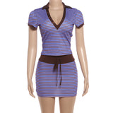Sporty Astonishing Graphic Short Set