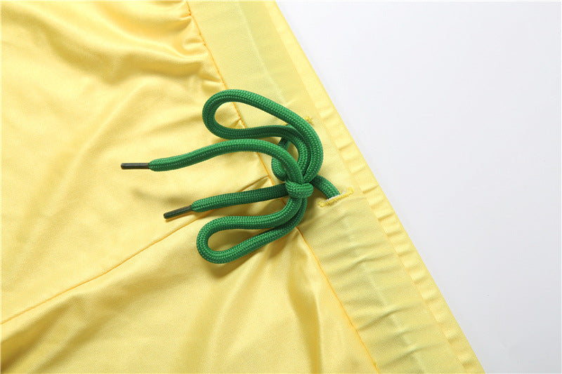 High-Neck Backless Mock Thong Romper