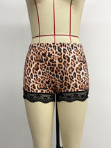 High-Waisted Crochet Knit Shorts Set