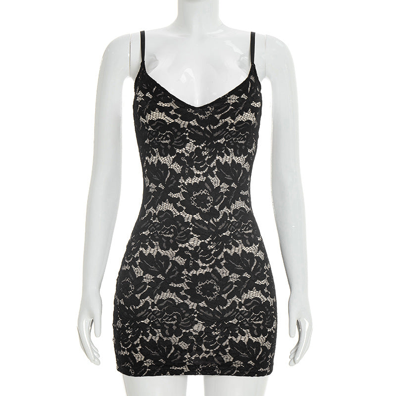 Sunset Ombre Mesh Strapless Mini Dress