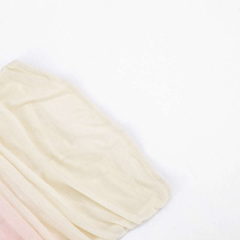 Blush Pink Floral Ruffle Mani Dress