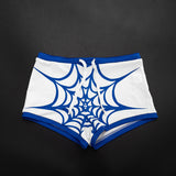 Women's Spider Web Zip-Up Short Set