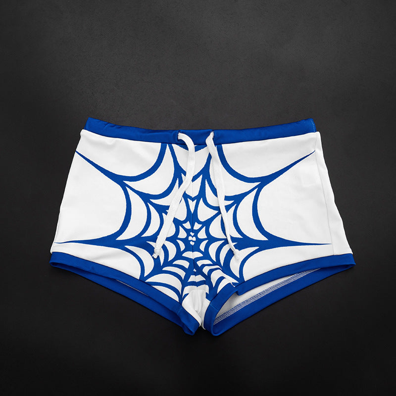Women's Spider Web Zip-Up Short Set