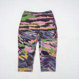 Women`s Abstract Print Capri Jumpsuit