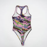 Women`s Abstract Print Capri Jumpsuit