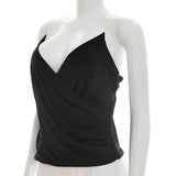 Draped V-Neck Cami Tank Top