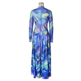 Vibrant Rib Knit Long Sleeve Lounge Set