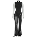 Strapless Wide Leg Pant Set