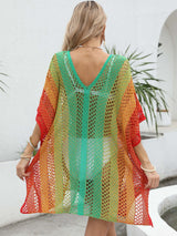 Women's Ombre Crochet Beach Cover Up