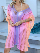 Women's Ombre Crochet Beach Cover Up