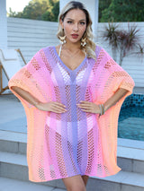 Women's Ombre Crochet Beach Cover Up