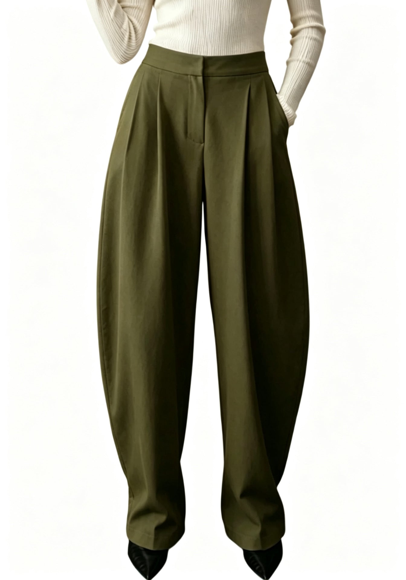 Women's High Waist Wide Leg Palazzo Pants