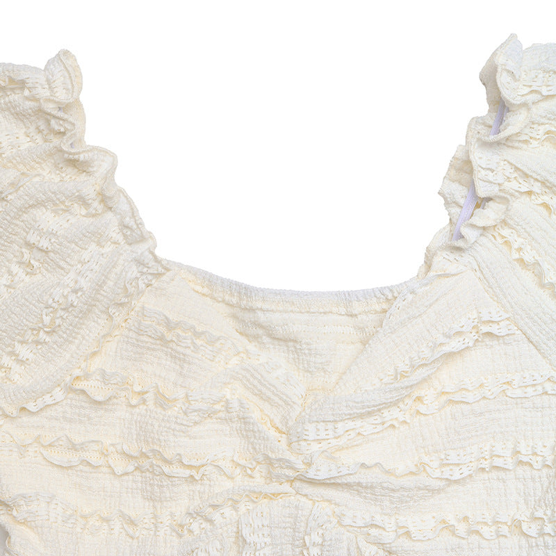 Women's Textured Ruched Sweetheart Neck Peplum Blouse