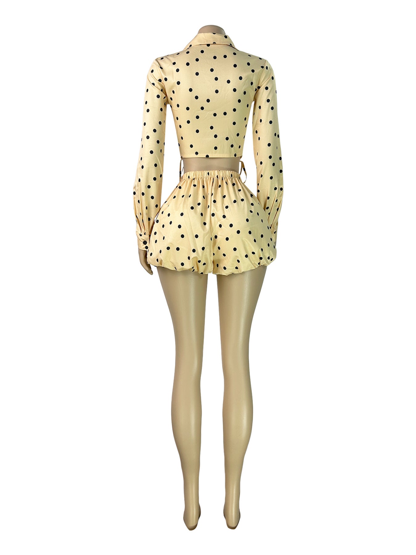 Women's Polka Dot Shorts Set