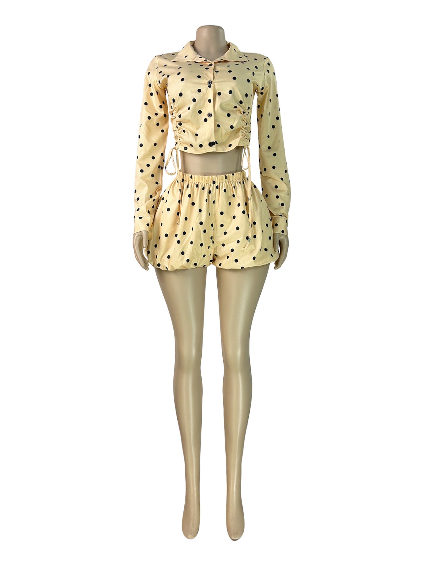 Women's Polka Dot Shorts Set