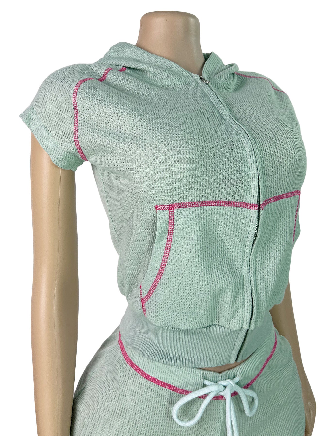 Women's Hooded Shorts Lounge Set