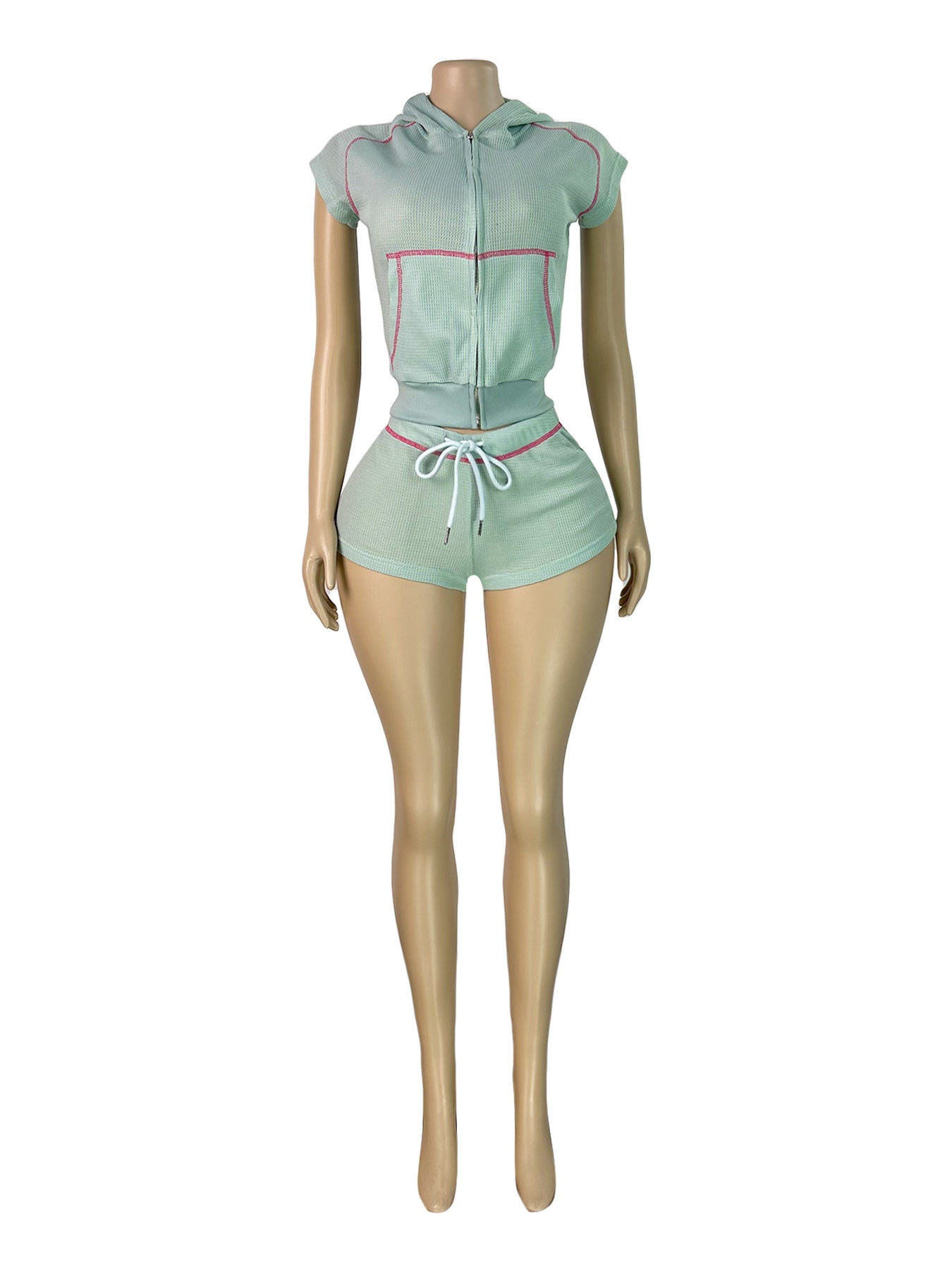 Women's Hooded Shorts Lounge Set