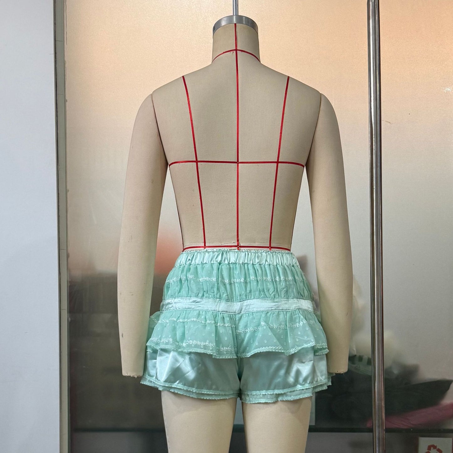 Chic Sweetheart Lace Up Corset Skirt