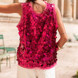 Women's Oversized Sequin Tank Top