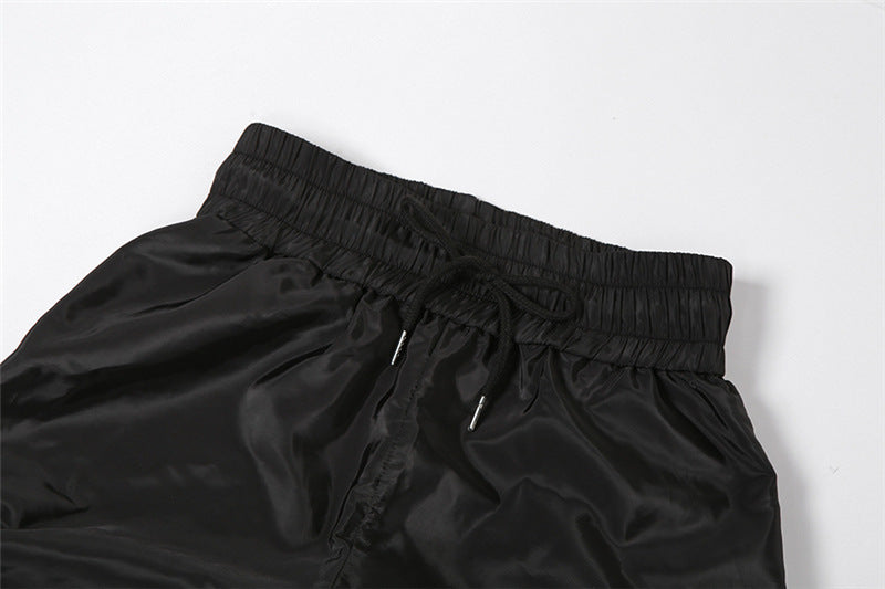 Women's Ruched Wide Leg Cargo Pants