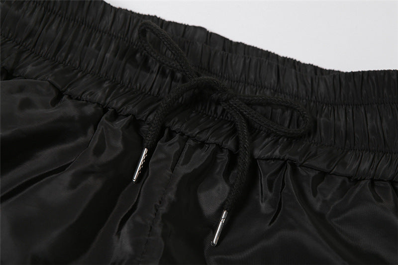 Women's Ruched Wide Leg Cargo Pants