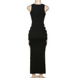 Women's Cutout Bodycon Maxi Evening Dress