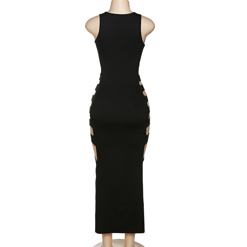 Women's Cutout Bodycon Maxi Evening Dress