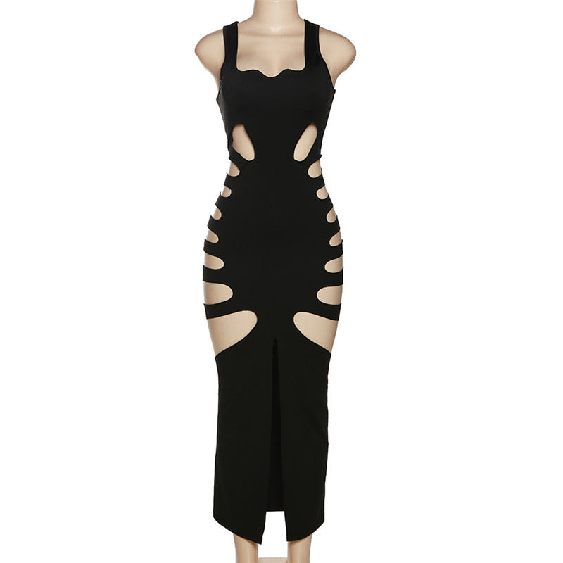 Women's Cutout Bodycon Maxi Evening Dress