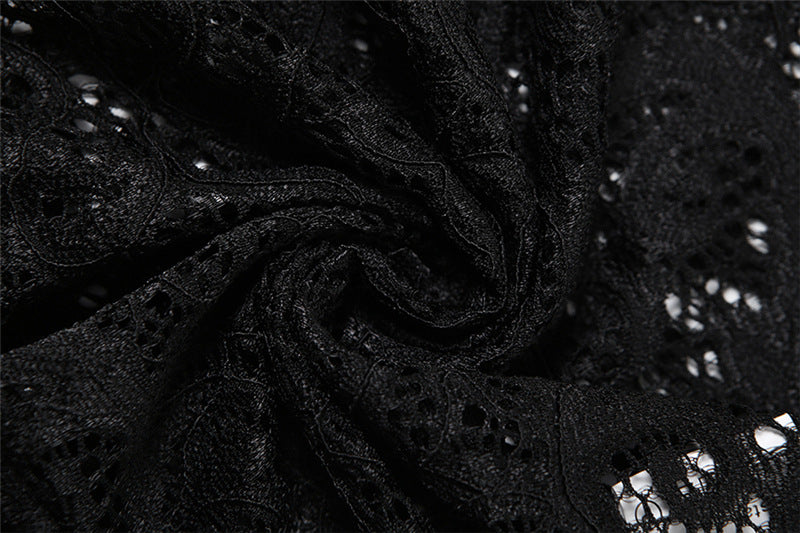 Women's Floral Lace Deep V Neck Bodysuit