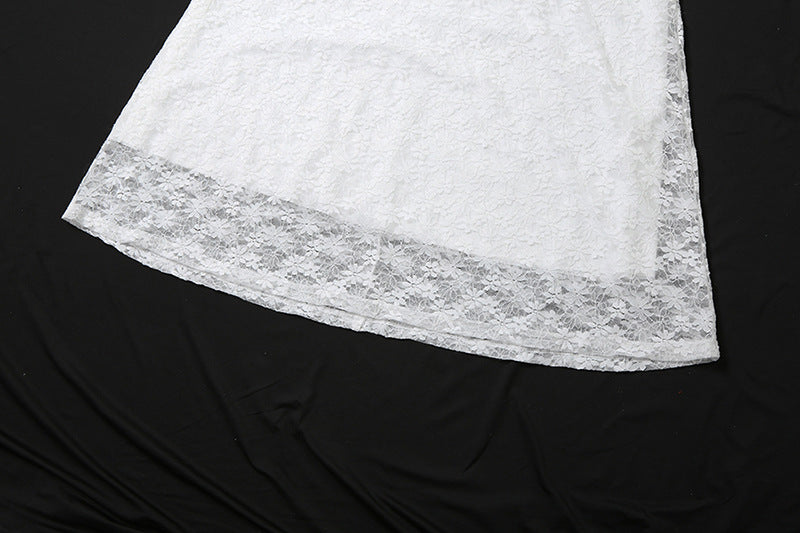 Women's Floral Lace Bodycon Maxi Dress