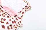 Women's Leopard Print Bodycon Mini Dress