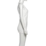 Women's Halter Backless Bodycon Mini Dress