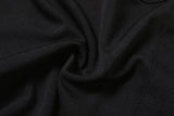 Black Cut Out Halter Mini Dress Clubwear Women Set